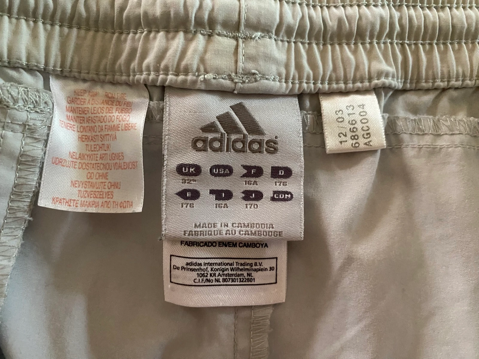 Lichte grijze Adidas sportbroek 176 (16 jaar) XS/S dames jogging training – photo 6